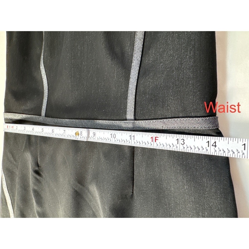 Tristan Dress Suit Set, Sleeveless Sheath Dress 4, Gray, Blazer, Formal Career - Picture 12 of 16
